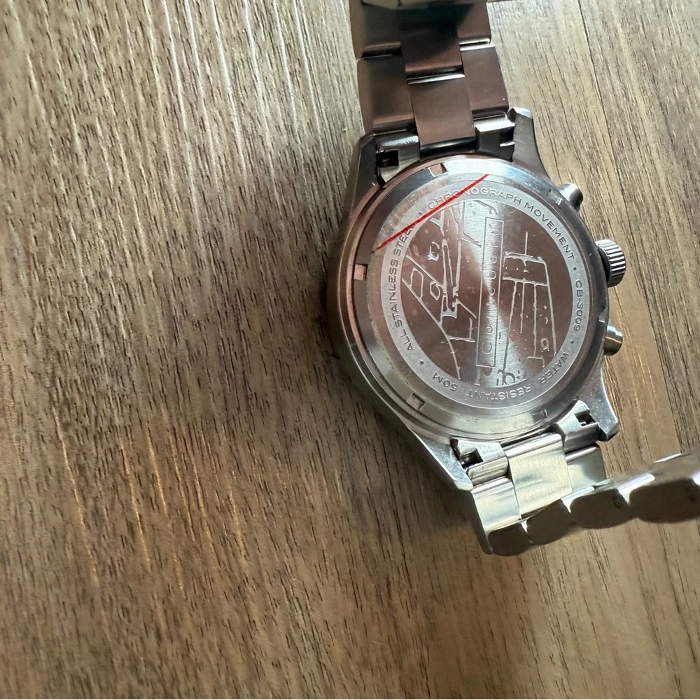 Cortebert Ouragan Men's Lead Grey Watch